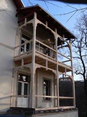 Balkonneubau Radebeul 2006